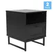 Flash Furniture 2-EV-ST4043-ZZ-BLK-GG Drawer 1 image