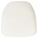 Flash Furniture BH-WH-HARD-VYL-GG Chiavari Chair Cushion, 15.5"W x 15.5"D x 2"H, White Vinyl, Fire Retardant Foam 1 image