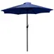 Flash Furniture GM-402003-NVY-GG 9ft Navy Blue Round Patio Umbrella, 1.5in Aluminum Pole, Crank Lift, Tilt 1 image