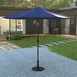 Flash Furniture GM-402003-UB19B-NVY-GG 9ft Navy Blue Patio Umbrella, Aluminum Pole, Crank Lift, Tilt, Polyester Fabric 2 image