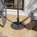 Flash Furniture GM-WL-B49014A-BK-GG Kona Patio Umbrella Base, 19.25in dia., Black, Cement Foundation, Powder Coated Steel 2 image