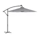 Flash Furniture GM-WL-UU012-GRY-GG Sedona 10 ft Gray Cantilever Patio Umbrella with 32 LED Lights 1 image