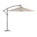 Flash Furniture GM-WL-UU012-TAN-GG 10 ft Tan Round Cantilever Patio Umbrella with 32 Solar LED Lights 1 image