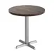 Flash Furniture GSF-RD30-DKBRN-T2222S-GG 30" Round Beech Wood Butcher Block Table Top, Dark Brown, 29-1/2"H 1 image