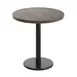 Flash Furniture GSF-RD30-DKBRN-TR18-GG 30in Round Beech Wood Butcher Block Table Top, Dark Brown, 29.5in H 1 image