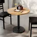 Flash Furniture GSF-RD30-NAT-TR18-GG 30 Round Butcher Block Wood Table Top Natural Beech 2 image