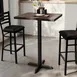 Flash Furniture GSF-REC2430-DKBRN-T2222B-GG 24x30 Rectangular Beech Wood Butcher Block Table Top, Dark Brown, Solid Wood Construction 2 image
