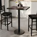 Flash Furniture GSF-REC2430-DKBRN-TR18B-GG 24x30 Rectangular Butcher Block Wood Table Top, Dark Brown, 18 Bar Height 2 image