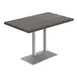 Flash Furniture GSF-REC3048-DKBRN-TB002S-GG 30x48 Rectangular Wood Table Top, Dark Brown Butcher Block, Beech Wood 1 image