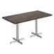 Flash Furniture GSF-REC3060-DKBRN-T2222S-GG 30x60 Rectangular Beech Wood Butcher Block Table Top 1 image