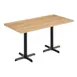 Flash Furniture GSF-REC3060-NAT-T2222-GG 30x60 Rectangular Butcher Block Wood Table Top, Natural Beech, 29.5H 1 image