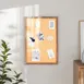 Flash Furniture HGWA-CK-20X30-BRN-GG Camden Rustic Cork Board, 20" x 30", Torched Brown, Push Pins 2 image