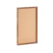 Flash Furniture HGWA-CK-20X30-BRN-GG Camden Rustic Cork Board, 20" x 30", Torched Brown, Push Pins 1 image