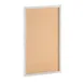 Flash Furniture HGWA-CK-24X36-WHTWSH-GG Whitewashed Wall Mount Cork Board, 24" x 36", Push Pins 1 image