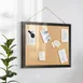 Flash Furniture HGWA-LINEN-18X24-BLK-GG Mount Linen Menu Board, 18" x 24", Black, Wood Push Pins 2 image