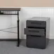 Flash Furniture HZ-AP535-01-BK-GG Mobile Drawer Cabinet 2 image