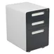 Flash Furniture HZ-AP535-02-DGY-WH-GG Mobile Drawer Cabinet 1 image