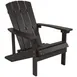 Flash Furniture JJ-C14501-SLT-GG Adirondack Chair, 350 lb. Capacity, Weather-Resistant Polystyrene, Slate Gray 1 image