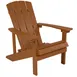 Flash Furniture JJ-C14501-TEAK-GG Adirondack Chair, 350 lb. Capacity, Teak Weather-Resistant Polystyrene Frame 1 image