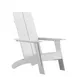 Flash Furniture JJ-C14509-WH-GG Sawyer Modern Adirondack Chair, White, All-Weather Poly Resin Wood 1 image
