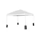 Flash Furniture JJ-GZ1010PKG-WH-GG 10'x10' Pop-up Canopy Tent, Wheeled Case, Water/UV Resistant, White 1 image
