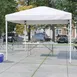Flash Furniture JJ-GZ10183Z-WH-GG 10'x10' White Pop-up Canopy Tent and Folding Bench Set 2 image