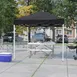 Flash Furniture JJ-GZ88-BK-GG 8'x8' Pop-up Canopy Tent, Black, Water & UV Resistant, Powder Coated 1 image