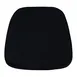 Flash Furniture LE-L-C-BLACK-GG 15x15x1.75in Black Polyester Chiavari Chair Cushion 1 image