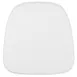 Flash Furniture LE-L-C-SN-WH-GG 15x15 Snow White Chair Cushion, Polyester, 1.75 Thick 1 image