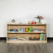 Flash Furniture MK-STRG005-GG Hercules Wooden 2 Section School Classroom Storage Cabinet, 24H x 48L, Kid Friendly 1 image