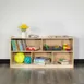Flash Furniture MK-STRG006-GG Hercules Wooden 5 Section Classroom Storage Cabinet, 24H x 48L, Kid Friendly 1 image