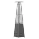 Flash Furniture NAN-FSDC-01-GY-GG Sol Patio Outdoor Propane Heater, 42,000 BTU, Stainless Steel, Slate Gray, with Wheels 1 image