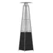 Flash Furniture NAN-FSDC-02-BK-GG Sol Patio Outdoor Propane Heater, 42,000 BTU, Stainless Steel, Black, with Wheels 1 image