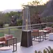 Flash Furniture NAN-FSDC-02-BR-GG 90" Outdoor Patio Heater, 42,000 BTU, Brown, Stainless Steel, Gas 2 image