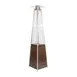 Flash Furniture NAN-FSDC-02-BR-GG 90" Outdoor Patio Heater, 42,000 BTU, Brown, Stainless Steel, Gas 1 image
