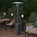 Flash Furniture NAN-HSS-AGH-GY-GG 7.5ft Outdoor Propane Heater, 42,000 BTU, Stainless Steel, Gray 2 image