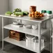 Flash Furniture NH-GU-3048-GG Undershelf Work Table 2 image