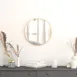 Flash Furniture RH-M003-RD50BB-GD-GG 20" Round Wall Mirror, 4mm Silver-Backed Glass, Gold Frame 2 image