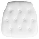 Flash Furniture SZ-TUFT-WHITE-GG Tufted Chair Cushion, 15.75"W x 15.75"D x 1.5"H, Vinyl, White 1 image