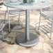 Flash Furniture XU-TR18-SLV-GG Beverly Table Base, 18" dia., round 2 image