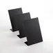 American Metalcraft TBABLA6 Chalkboard Sign, 4‑1/8" L x 1‑3/4" W x 5‑7/8" H, Black - 1/Pack 1 image