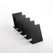American Metalcraft TBABLA7 Chalkboard Tabletop Sign, 2-7/8" L x 1-3/8" W x 4-1/8" H Black, 1/Pack 1 image