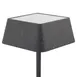 Original Wood Seating SQUARE-DARK GREY Table Lamp – Wireless Charging, IP65, 181 lm LED Dimmer, Finish 2 image