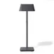 Original Wood Seating SQUARE-DARK GREY Table Lamp – Wireless Charging, IP65, 181 lm LED Dimmer, Finish 1 image