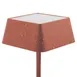 Original Wood Seating SQUARE-TERRACOTTA - Lamp, Terracotta, Contact Charging, IP65, 181 lm, Dimmer 2 image