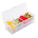 TableCraft Products 10006 Bar Condiment Holder, 16"-1/8 x 6"-1/4 x 5" Clear Plastic with 4 Inserts 2 image