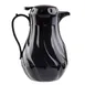 TableCraft Products 1001301 Coffee Decanter, 20 oz, Black, Triple‑Wall Insulation, Swirl Design 1 image