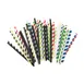 TableCraft Products 100132 Paper Straws, 7‑3/4" Length, 6 mm Thick, Black, Unwrapped - 500/Pack 2 image