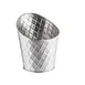 TableCraft Products 10042 - Lattice Fry Cup, 10 oz, 3-3/4" Dia x 4-3/4" H, Stainless Steel 1 image