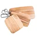 TableCraft 10076 Serving Paddle Tray, 9-1/8"W x 8-1/4"D, 14" OAL, Acacia Wood, Light Brown, Handle 2 image